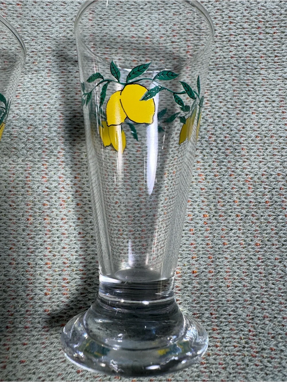 Vintage Tessora Italian Footed Lemon Shot Glasses - Set of 4